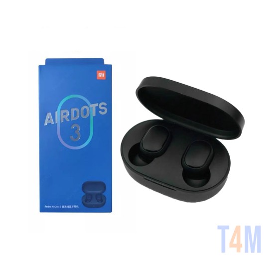 XIAOMI TWS WIRELESS EARBUDS REDMI AIRDOTS PRO 3 WITH CHARGING CASE AND MICROPHONE BLACK